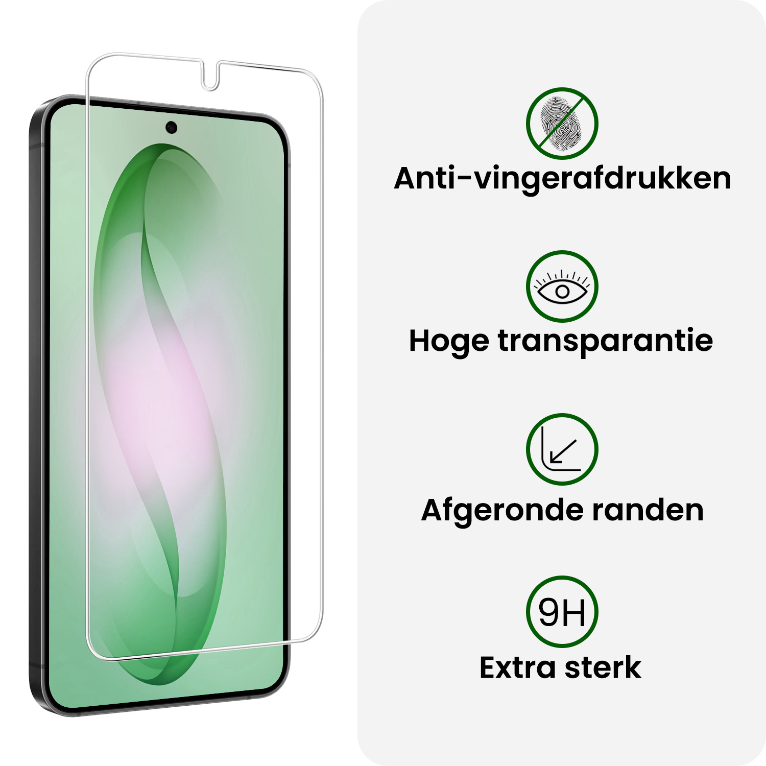 BASEY. BASEY. Samsung Galaxy S26 Plus Hoesje Siliconen Met Screenprotector - Lichtblauw