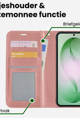 BASEY. BASEY. Samsung Galaxy S26 Plus Hoesje Bookcase - Rose Goud