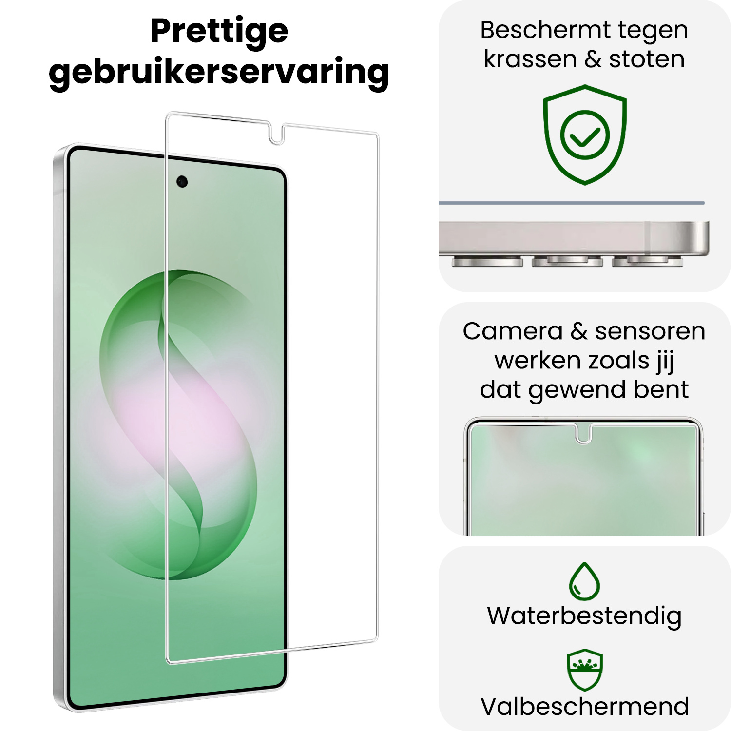 BASEY. BASEY. Samsung Galaxy S26 Ultra Screenprotector Glas - 2 PACK