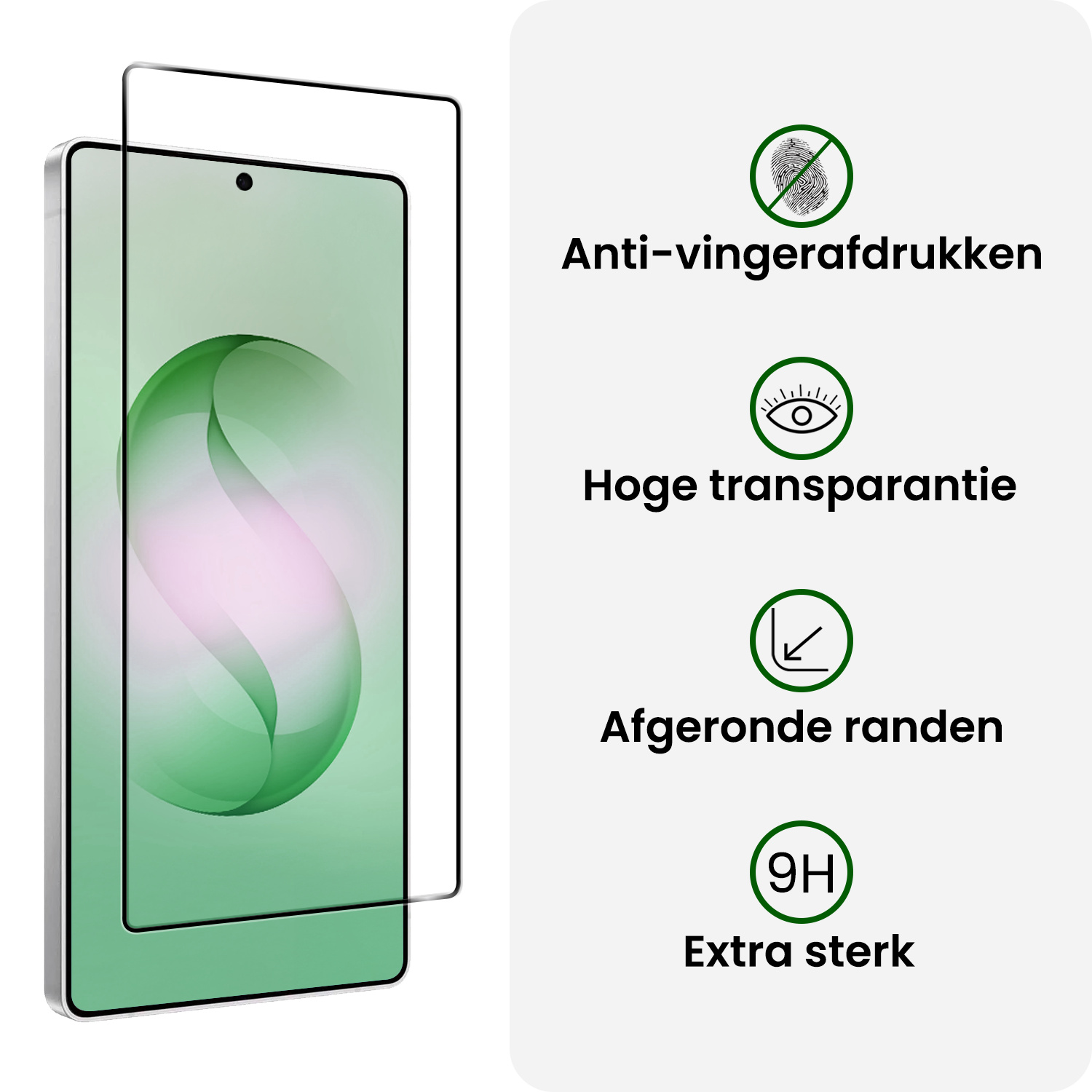 BASEY. BASEY. Samsung Galaxy S26 Ultra Screenprotector Glas Full Cover - 2 PACK