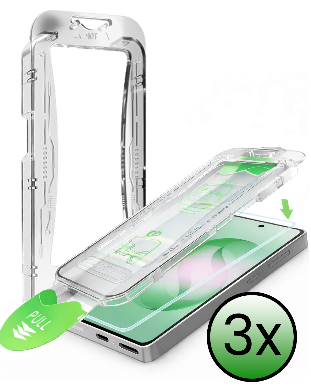 BASEY. BASEY. Samsung Galaxy S26 Ultra Hybrid Screenprotector - 3 PACK