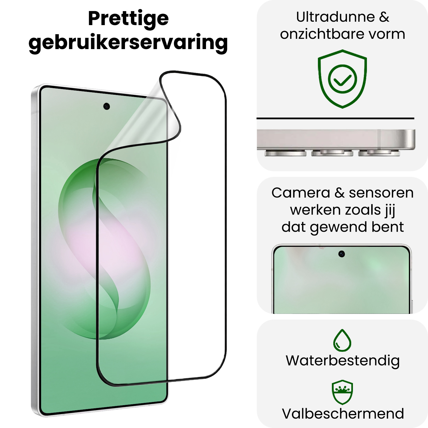 BASEY. BASEY. Samsung Galaxy S26 Ultra Hybrid Screenprotector - 3 PACK