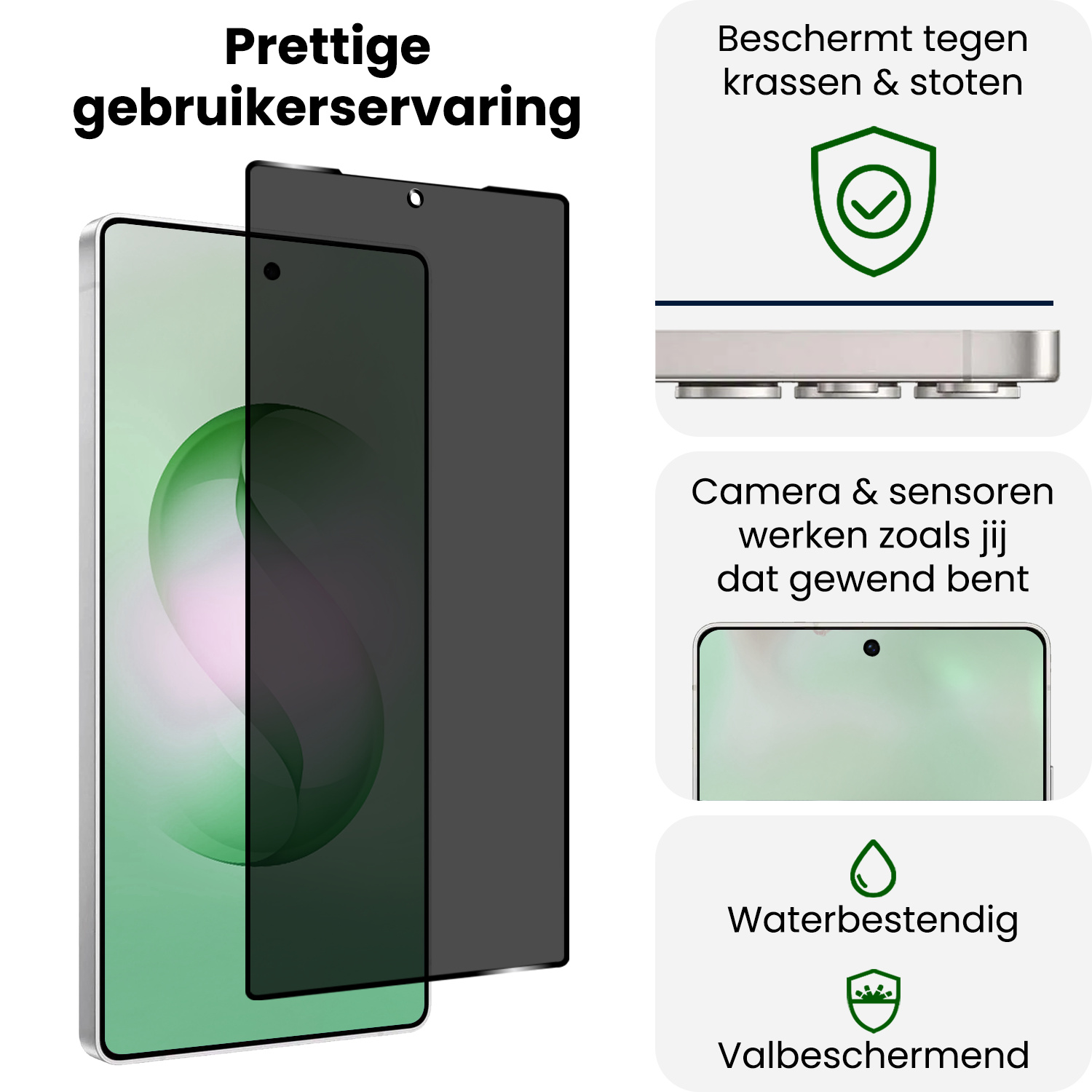 BASEY. BASEY. Samsung Galaxy S26 Ultra Screenprotector Glas Privacy - 2 PACK