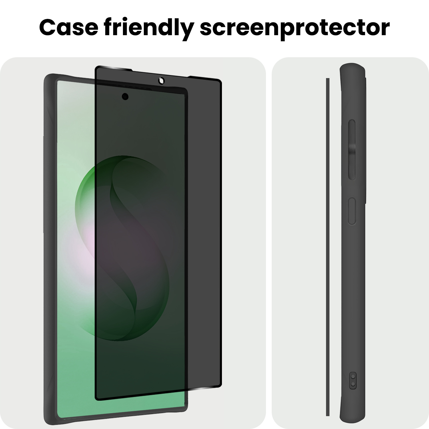 BASEY. BASEY. Samsung Galaxy S26 Ultra Screenprotector Glas Privacy - 2 PACK