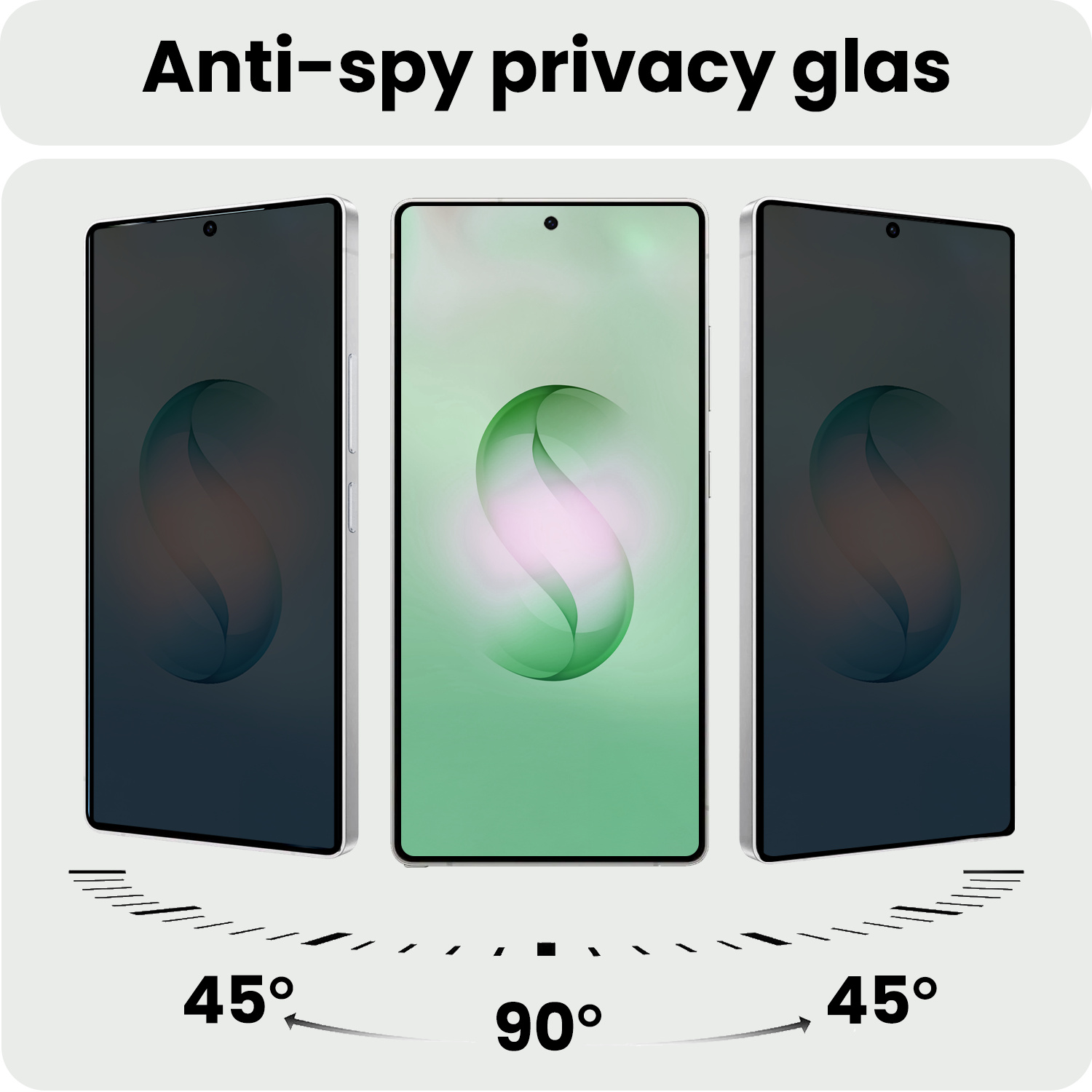 BASEY. BASEY. Samsung Galaxy S26 Ultra Screenprotector Glas Privacy - 3 PACK