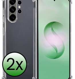 BASEY. BASEY. Samsung Galaxy S26 Ultra Hoesje Shockproof - Transparant - 2 PACK