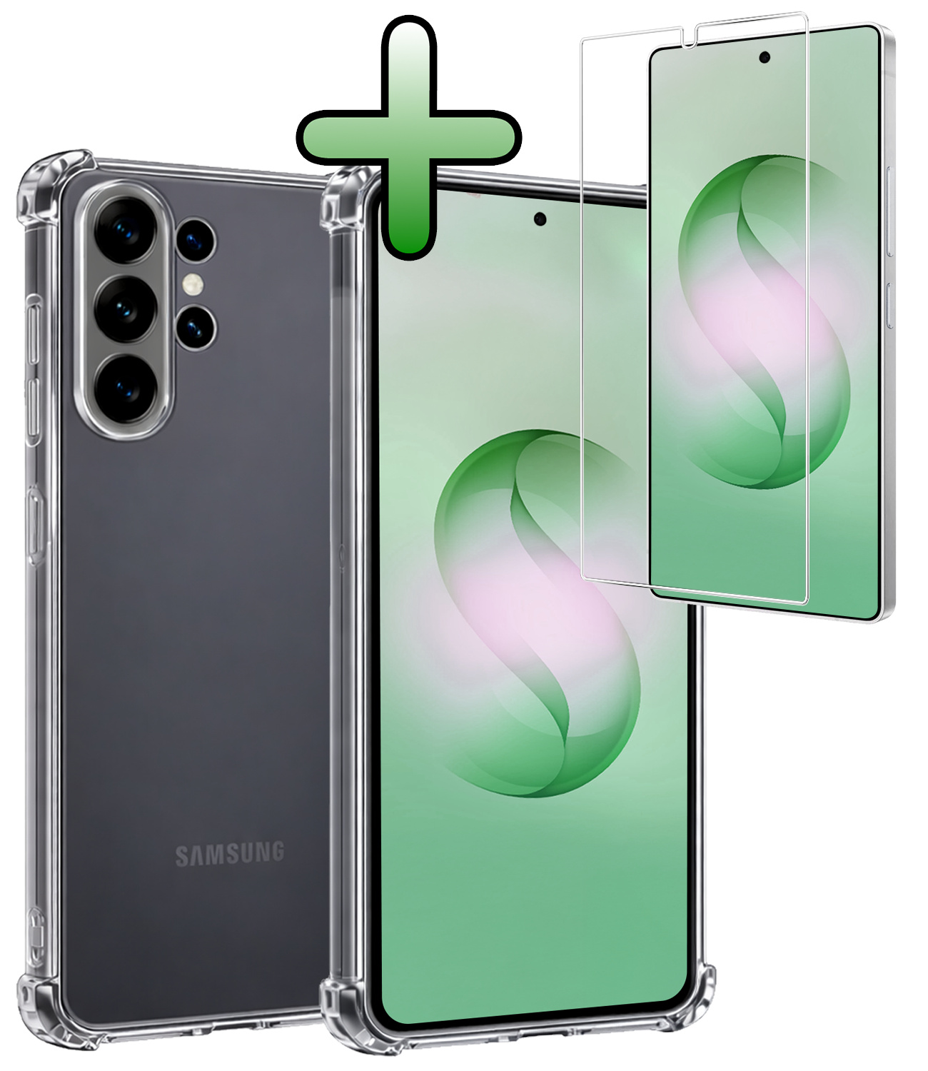 BASEY. BASEY. Samsung Galaxy S26 Ultra Hoesje Shockproof Met Screenprotector