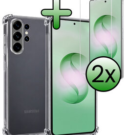 BASEY. BASEY. Samsung Galaxy S26 Ultra Hoesje Shockproof Met 2x Screenprotector