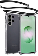 BASEY. BASEY. Samsung Galaxy S26 Ultra Hoesje Transparant Shockproof Met Zwart Koord