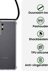 BASEY. BASEY. Samsung Galaxy S26 Ultra Hoesje Transparant Shockproof Met Zwart Koord