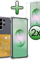 BASEY. BASEY. Samsung Galaxy S26 Ultra Hoesje Pashouder Met 2x Screenprotector