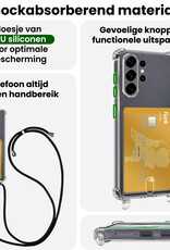 BASEY. BASEY. Samsung Galaxy S26 Ultra Hoesje Pashouder met Koord - 2 PACK