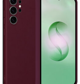 BASEY. BASEY. Samsung Galaxy S26 Ultra Hoesje Siliconen - Aubergine