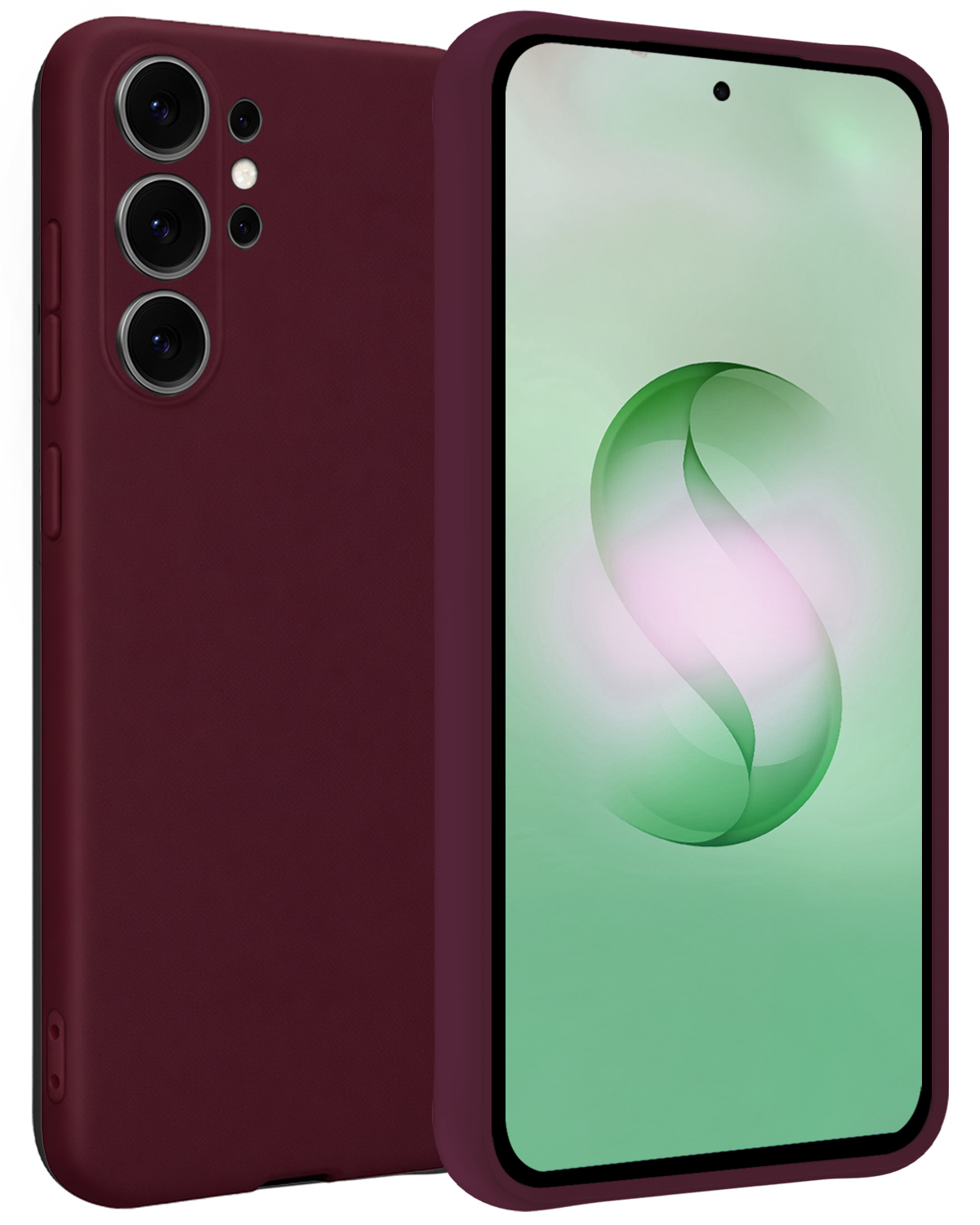 BASEY. BASEY. Samsung Galaxy S26 Ultra Hoesje Siliconen - Aubergine