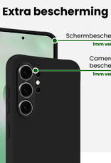 BASEY. BASEY. Samsung Galaxy S26 Ultra Hoesje Siliconen - Zwart