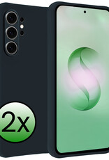 BASEY. BASEY. Samsung Galaxy S26 Ultra Hoesje Siliconen - Donkerblauw - 2 PACK