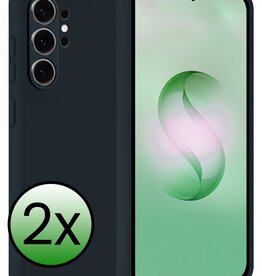 BASEY. BASEY. Samsung Galaxy S26 Ultra Hoesje Siliconen - Donkerblauw - 2 PACK