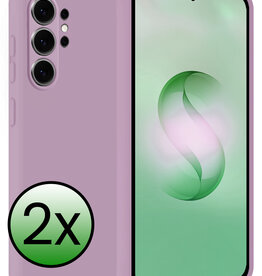 BASEY. BASEY. Samsung Galaxy S26 Ultra Hoesje Siliconen - Lila - 2 PACK