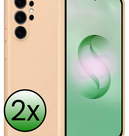 BASEY. BASEY. Samsung Galaxy S26 Ultra Hoesje Siliconen - Zand - 2 PACK