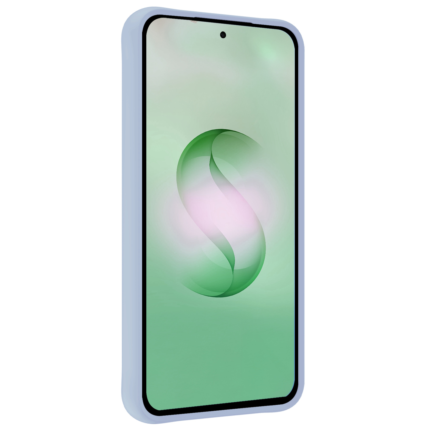 BASEY. BASEY. Samsung Galaxy S26 Ultra Hoesje Siliconen Met Screenprotector - Lichtblauw