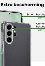 BASEY. BASEY. Samsung Galaxy S26 Ultra Hoesje Siliconen Met Screenprotector - Transparant