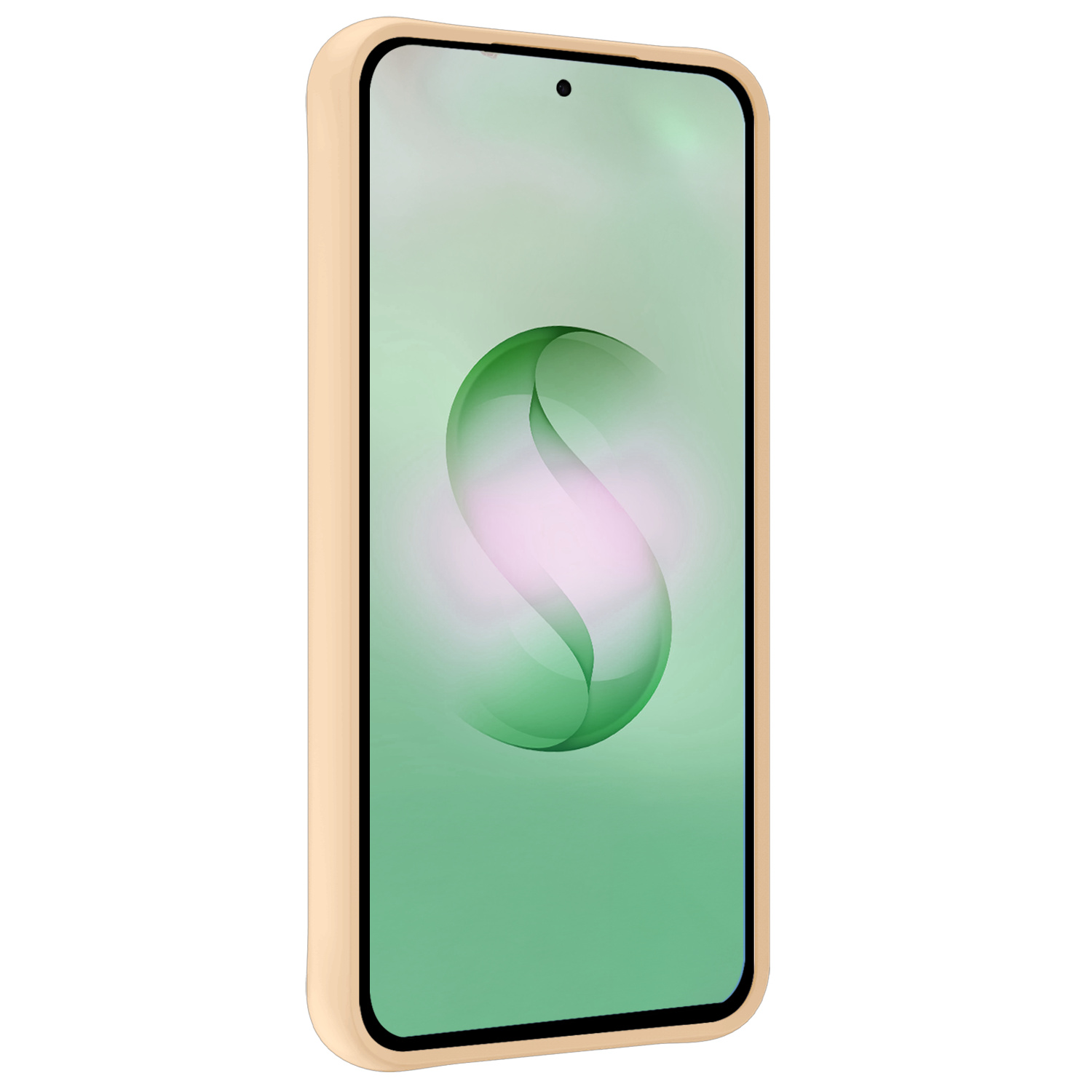 BASEY. BASEY. Samsung Galaxy S26 Ultra Hoesje Siliconen Met Screenprotector - Zand