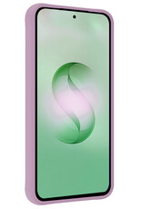 BASEY. BASEY. Samsung Galaxy S26 Ultra Hoesje Siliconen Met 2x Screenprotector - Lila