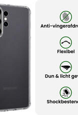BASEY. BASEY. Samsung Galaxy S26 Ultra Hoesje Siliconen Met 2x Screenprotector - Transparant