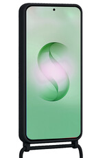 BASEY. BASEY. Samsung Galaxy S26 Ultra Hoesje Pashouder met Koord Met Screenprotector - Zwart