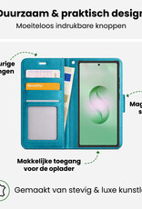 BASEY. BASEY. Samsung Galaxy S26 Ultra Hoesje Bookcase - Turquoise