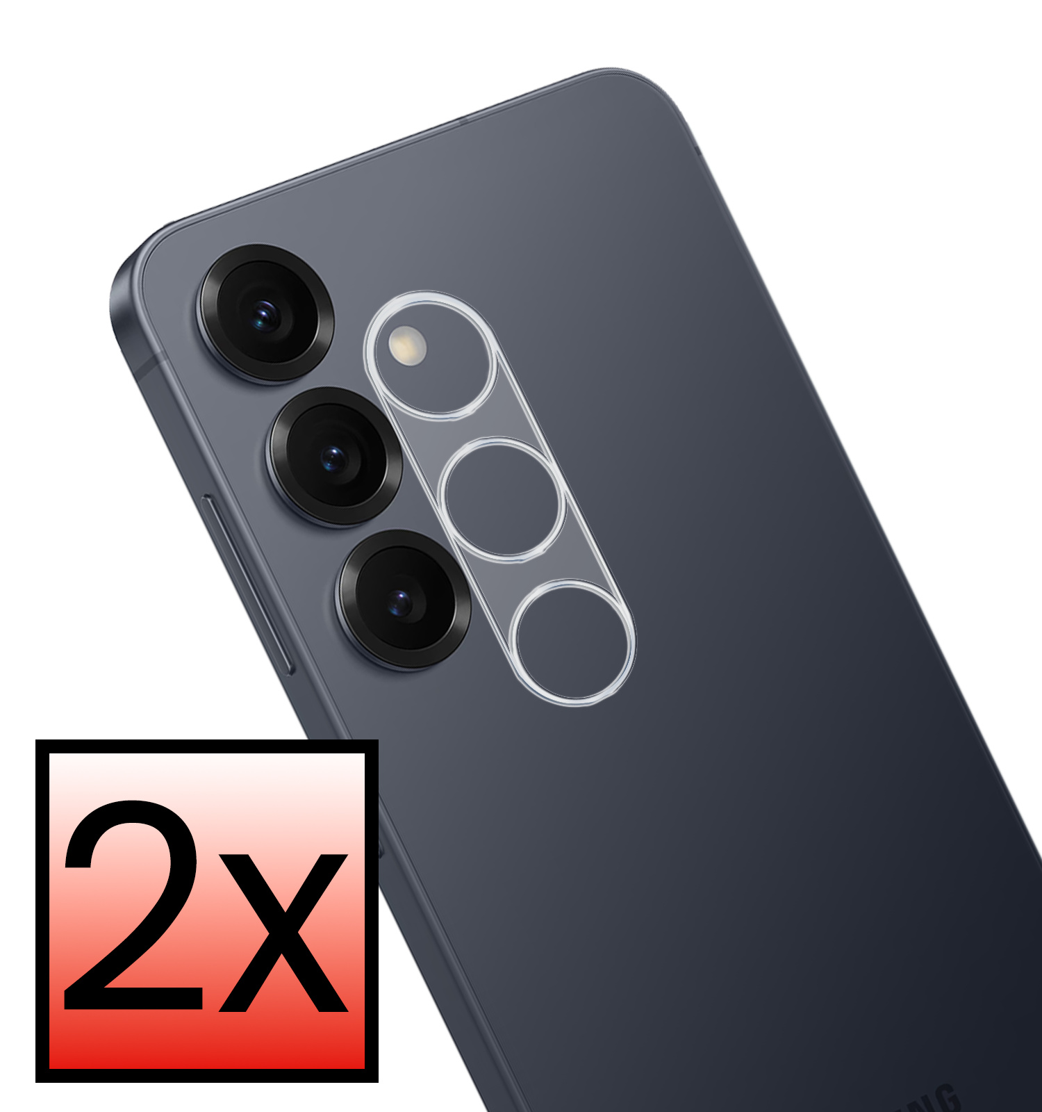 NoXx NoXx Samsung Galaxy S26 Camera Screenprotector - 2 PACK