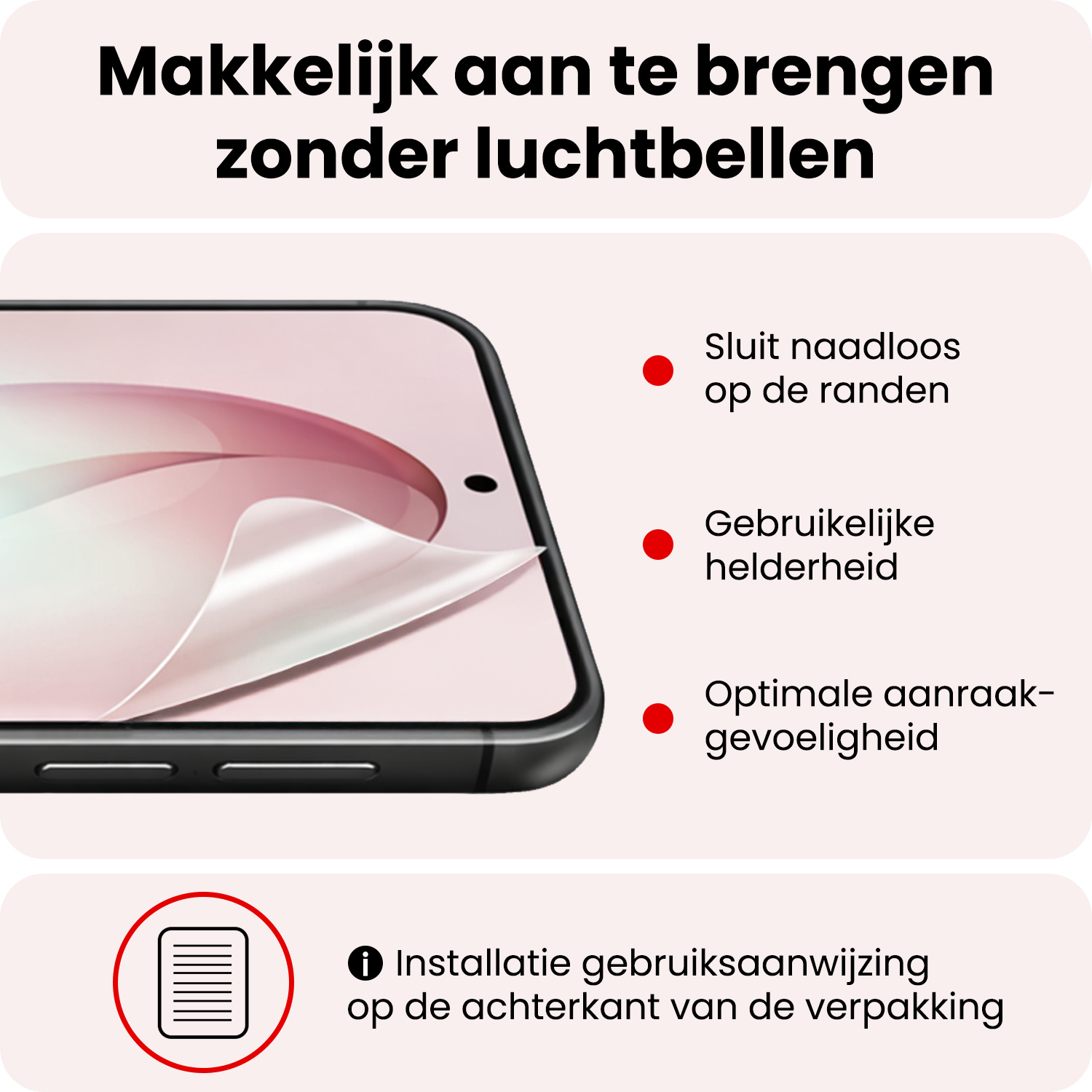 NoXx NoXx Samsung Galaxy S26 Schermfolie - 2 PACK