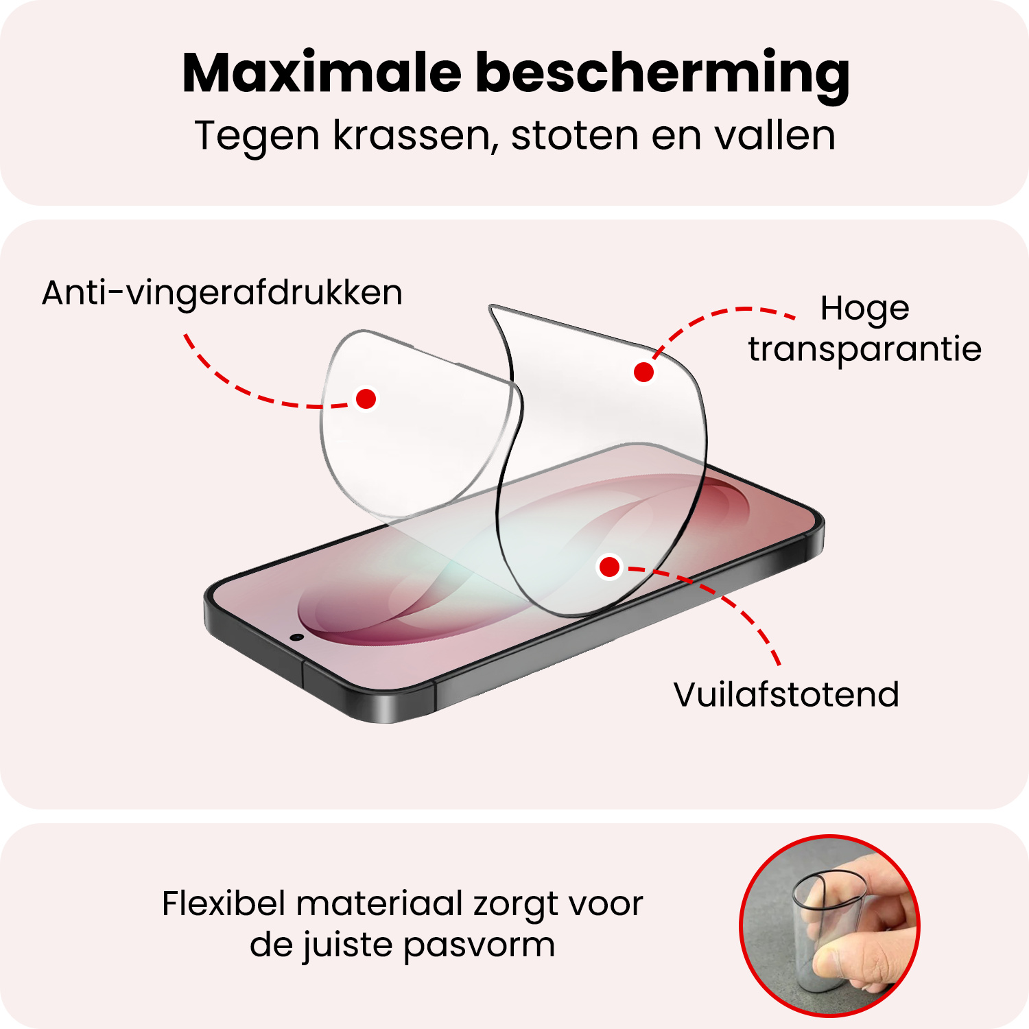 NoXx NoXx Samsung Galaxy S26 Hybrid Screenprotector