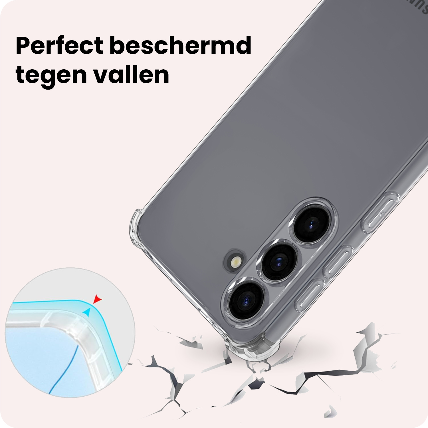 NoXx NoXx Samsung Galaxy S26 Hoesje Shockproof Met Screenprotector