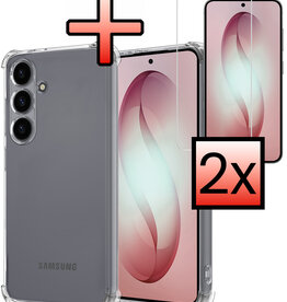 NoXx NoXx Samsung Galaxy S26 Hoesje Shockproof Met 2x Screenprotector