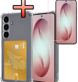 NoXx NoXx Samsung Galaxy S26 Hoesje Pashouder Met Screenprotector