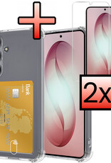NoXx NoXx Samsung Galaxy S26 Hoesje Pashouder Met 2x Screenprotector