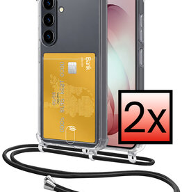 NoXx NoXx Samsung Galaxy S26 Hoesje Pashouder met Koord - 2 PACK