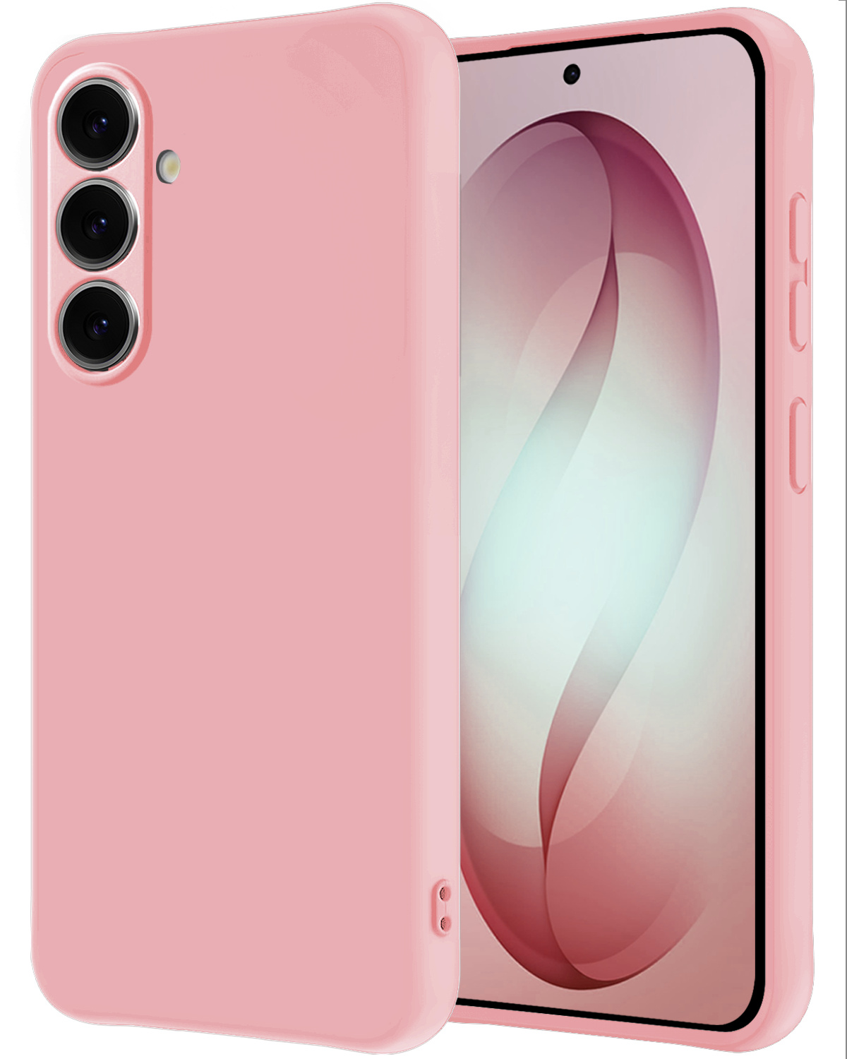 NoXx NoXx Samsung Galaxy S26 Hoesje Siliconen - Lichtroze