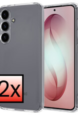 NoXx NoXx Samsung Galaxy S26 Hoesje Siliconen - Transparant - 2 PACK