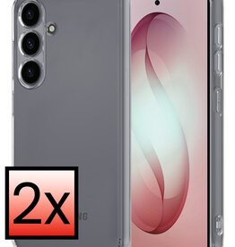 NoXx NoXx Samsung Galaxy S26 Hoesje Siliconen - Transparant - 2 PACK