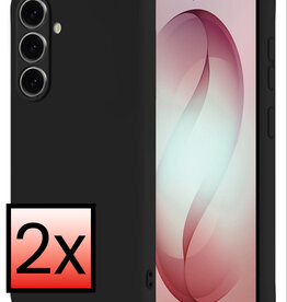 NoXx NoXx Samsung Galaxy S26 Hoesje Siliconen - Zwart - 2 PACK