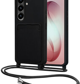 NoXx NoXx Samsung Galaxy S26 Hoesje Pashouder met Koord - Zwart