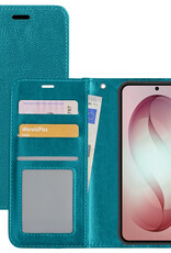 NoXx NoXx Samsung Galaxy S26 Hoesje Bookcase - Turquoise