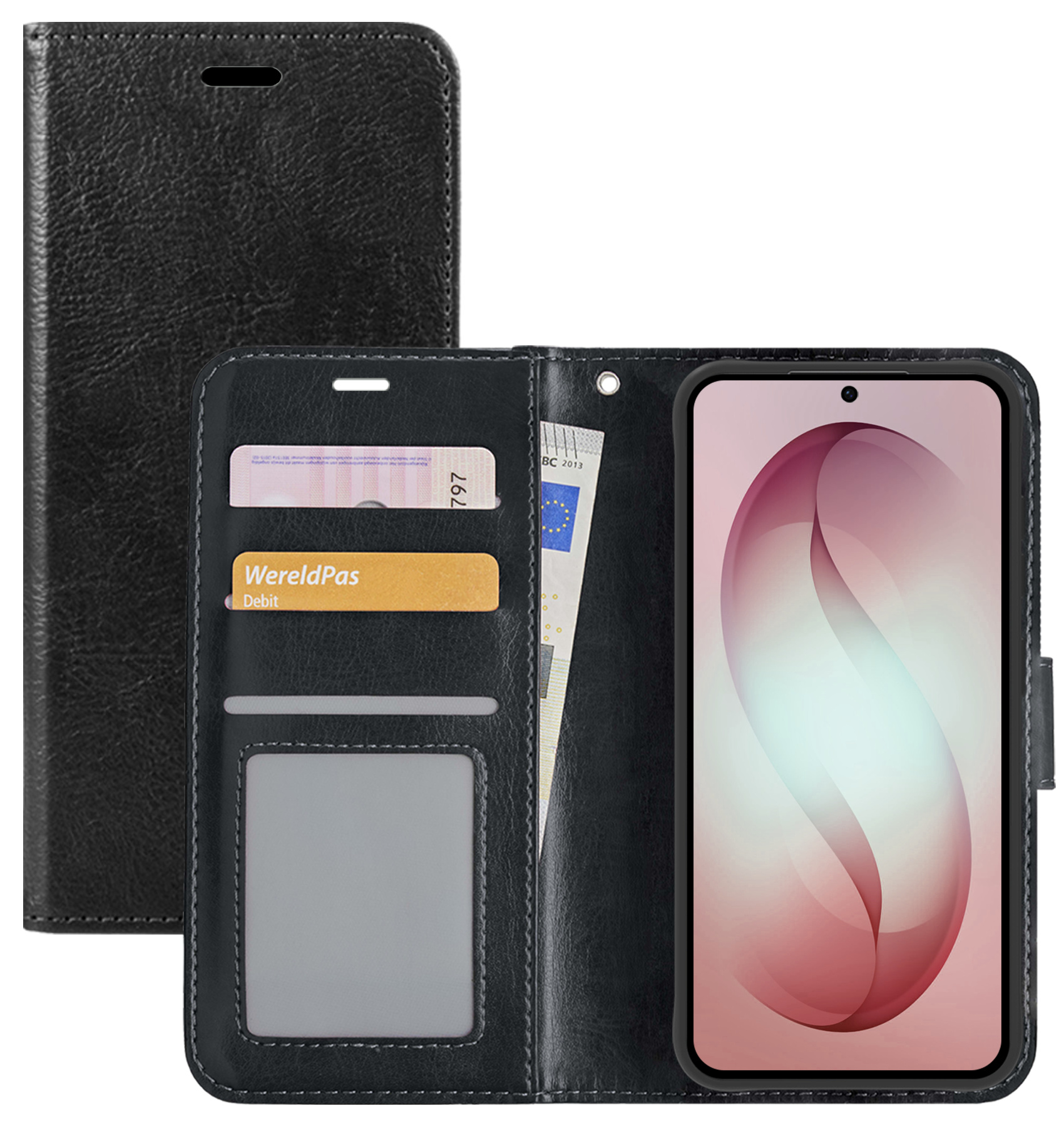 NoXx NoXx Samsung Galaxy S26 Hoesje Bookcase - Zwart