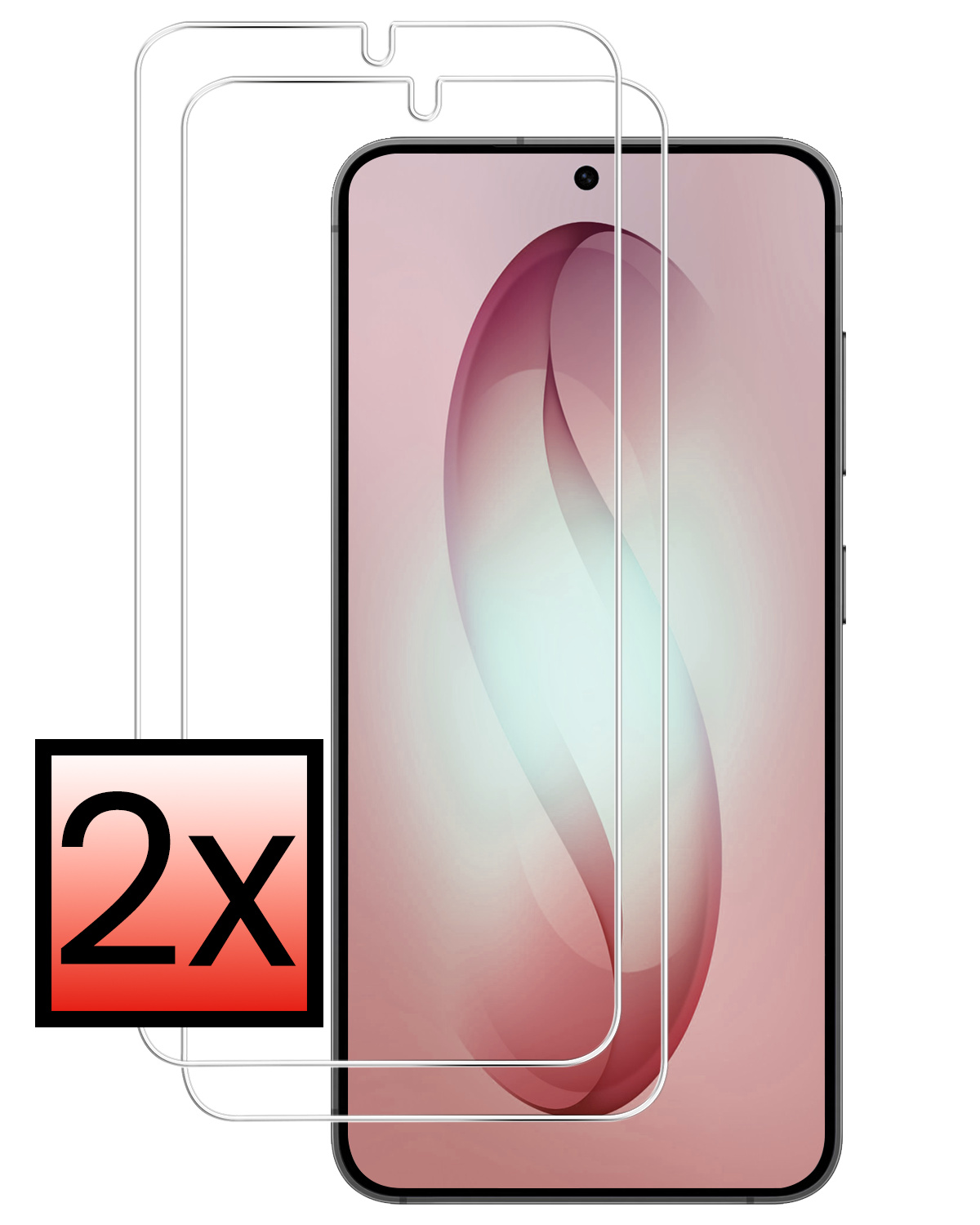 NoXx NoXx Samsung Galaxy S26 Plus Screenprotector Glas - 2 PACK