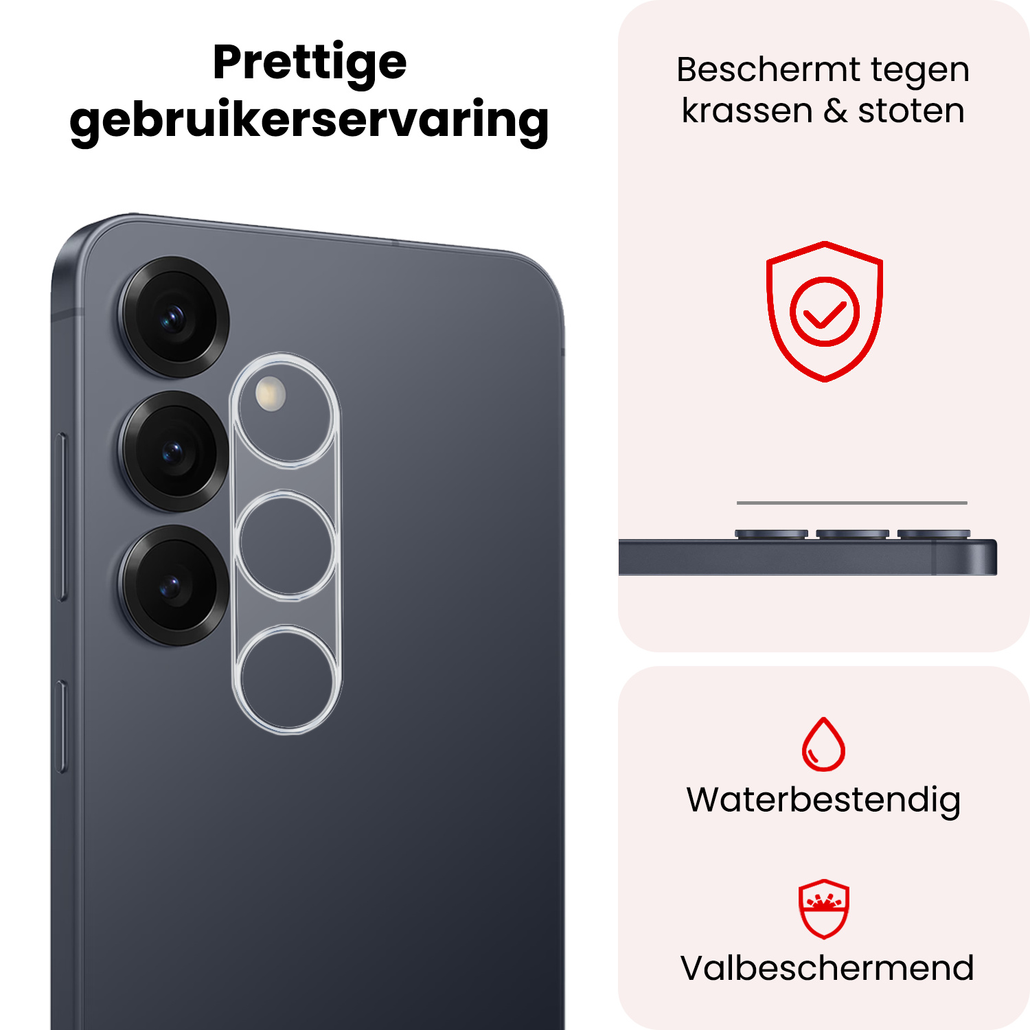 NoXx NoXx Samsung Galaxy S26 Plus Camera Screenprotector - 2 PACK