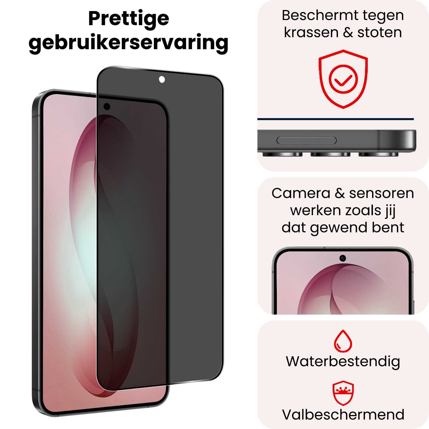 NoXx NoXx Samsung Galaxy S26 Plus Screenprotector Glas Privacy