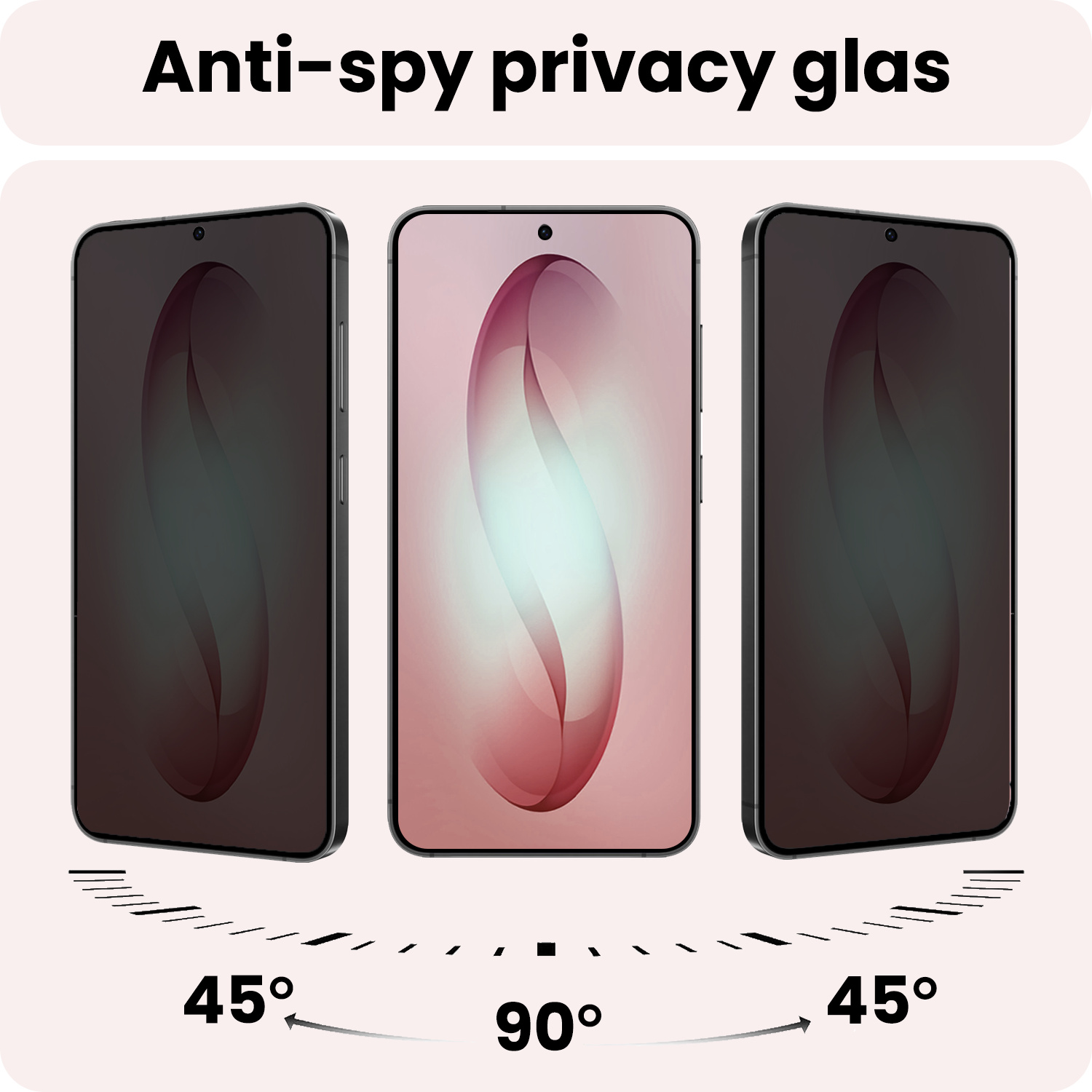 NoXx NoXx Samsung Galaxy S26 Plus Screenprotector Glas Privacy - 2 PACK