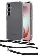 NoXx NoXx Samsung Galaxy S26 Plus Hoesje Transparant Shockproof Met Zwart Koord